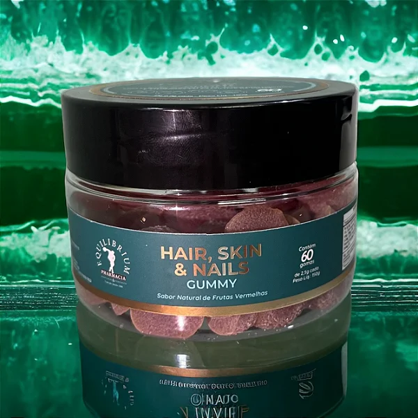 Foto Produto Hair, Skin e Nails Gummy da Farmácia de Mnaipulação Equilibrium