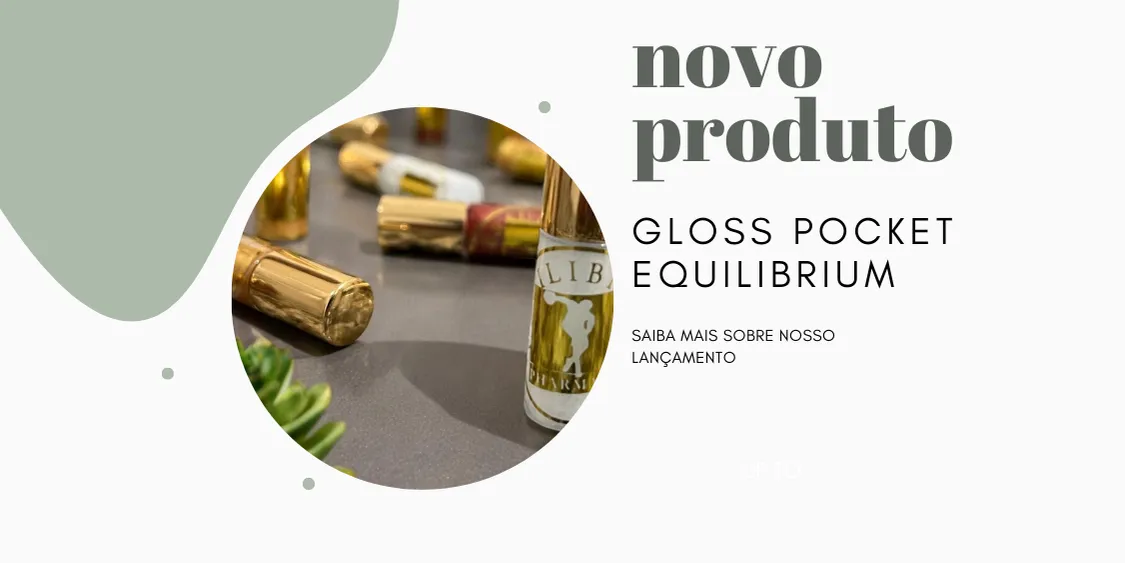Gloss Pocket da Farmácia de Manipulação Equilibrium
