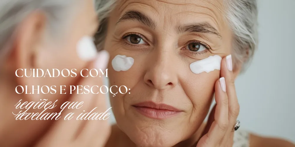Cuidados com olhos e pescoço: regiões que revelam a idade