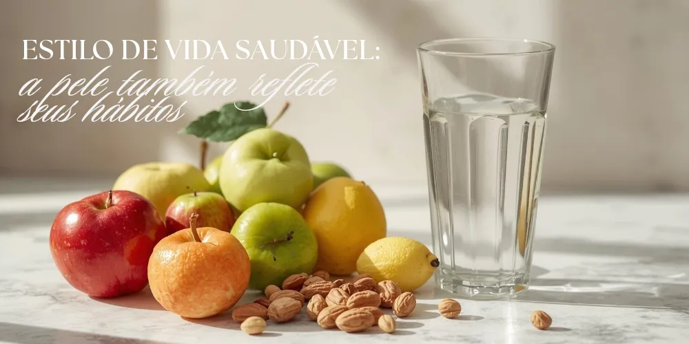 Estilo de vida saudável: a pele também reflete seus hábitos